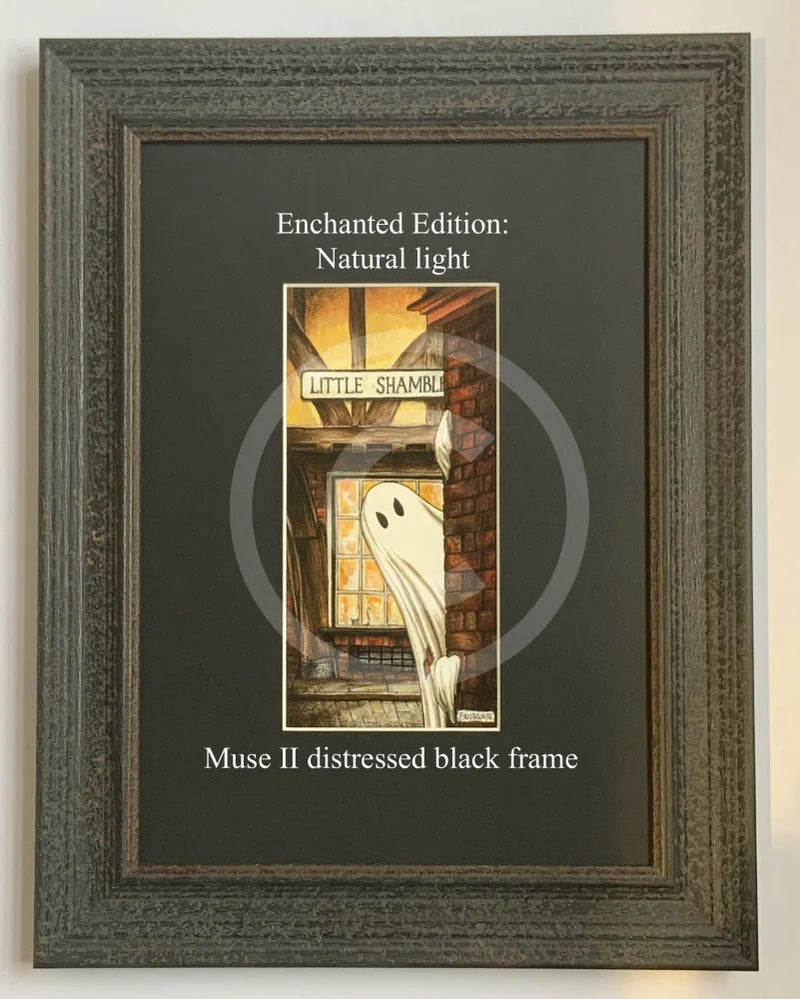 Beneath the Sheets; Boo! Horace Causes Trouble - Enchanted Edition Mounted Embellished Print