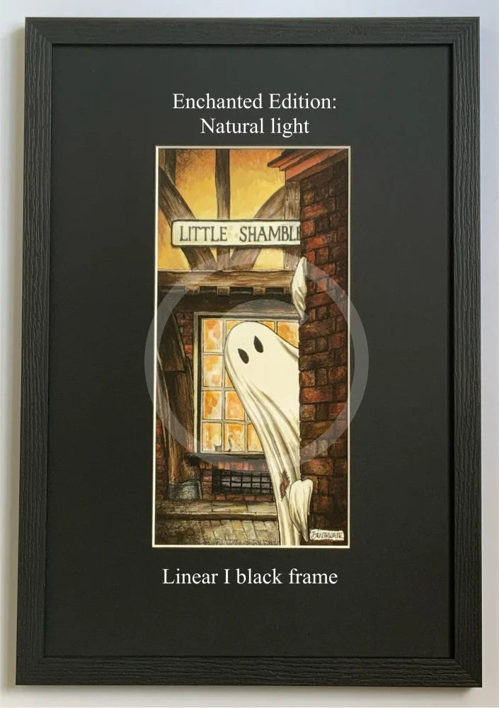 Beneath the Sheets; Boo! Horace Causes Trouble - Enchanted Edition Mounted Embellished Print