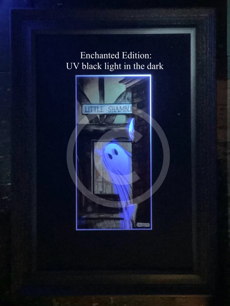 Beneath the Sheets; Boo! Horace Causes Trouble - Enchanted Edition Mounted Embellished Print