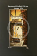 Beneath the Sheets; Boo! Horace Causes Trouble - Enchanted Limited Edition The Red Devil Mounted Embellished Print