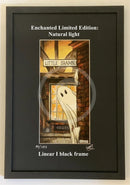 Beneath the Sheets; Boo! Horace Causes Trouble - Enchanted Limited Edition The Red Devil Mounted Embellished Print