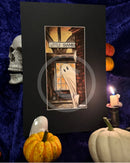 Beneath the Sheets; Boo! Horace Causes Trouble - Enchanted Limited Edition The Red Devil Mounted Embellished Print