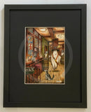 Beneath the Sheets; The Cavalier and The Black Cats 14x11 - Colour Edition - Framed 11x14” in Small Linear I Black (A)