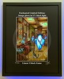 Beneath the Sheets - The Cavalier & the Black Cats Ghostly Lights - Enchanted Limited Edition - Framed Small Linear I