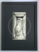 Beneath the Sheets; The Concerning Matter of Alice - Monochrome Edition Framed in small linear I black