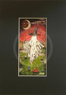 Beneath the Sheets; The Disturbing Tale of the Yorkshire Witch - Colour Edition - Mounted 10x14’’ - Mounted Print