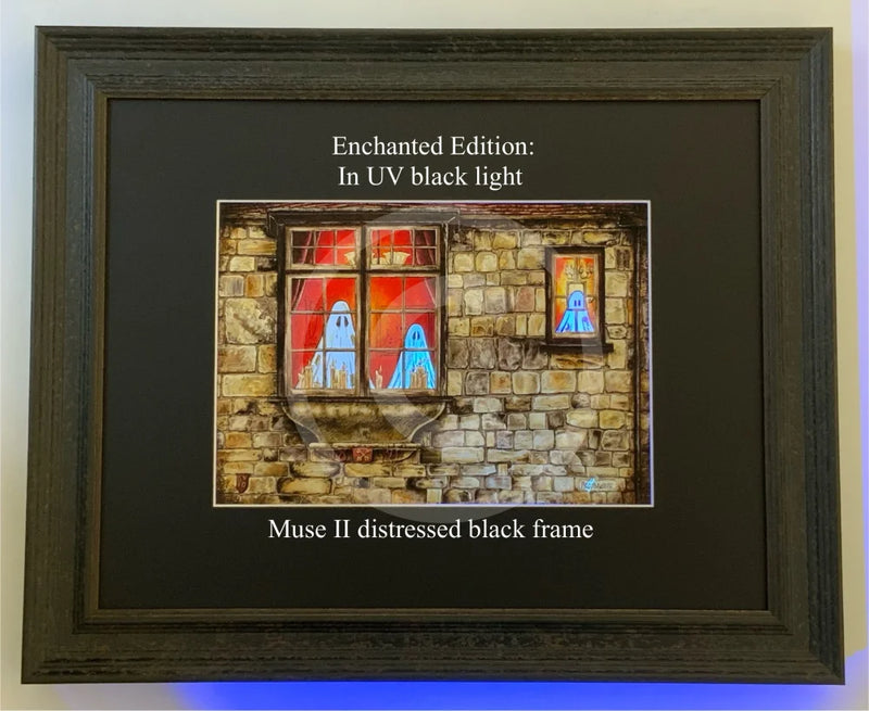 Beneath the Sheets; The Girl in the Window - Enchanted Edition Framed Muse II Black (F)