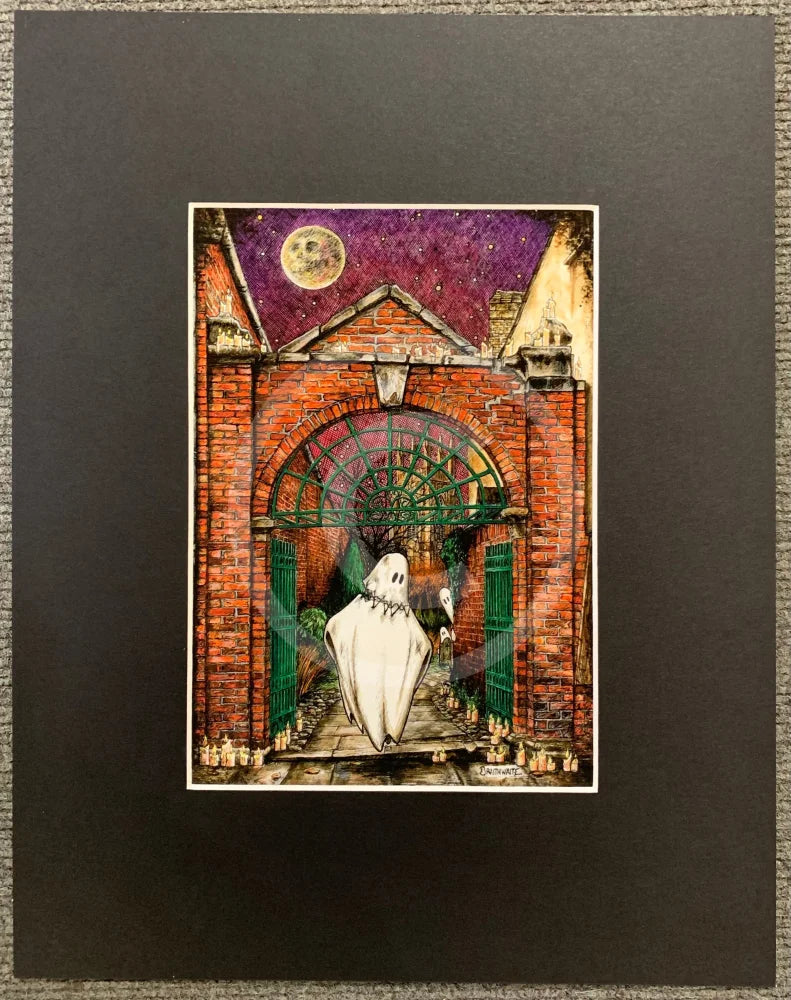 Beneath the Sheets; The Headless Horror - Colour Edition mounted in black