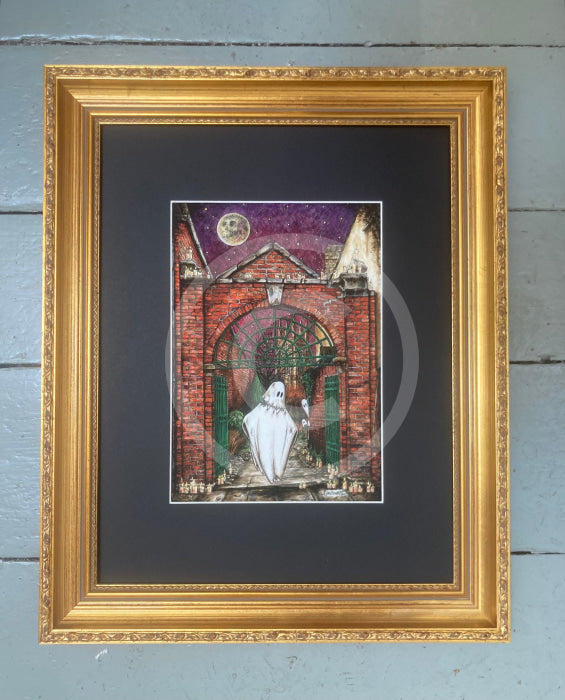 Beneath The Sheets; The Headless Horror - Enchanted Edition Framed Wide Gilt (F)