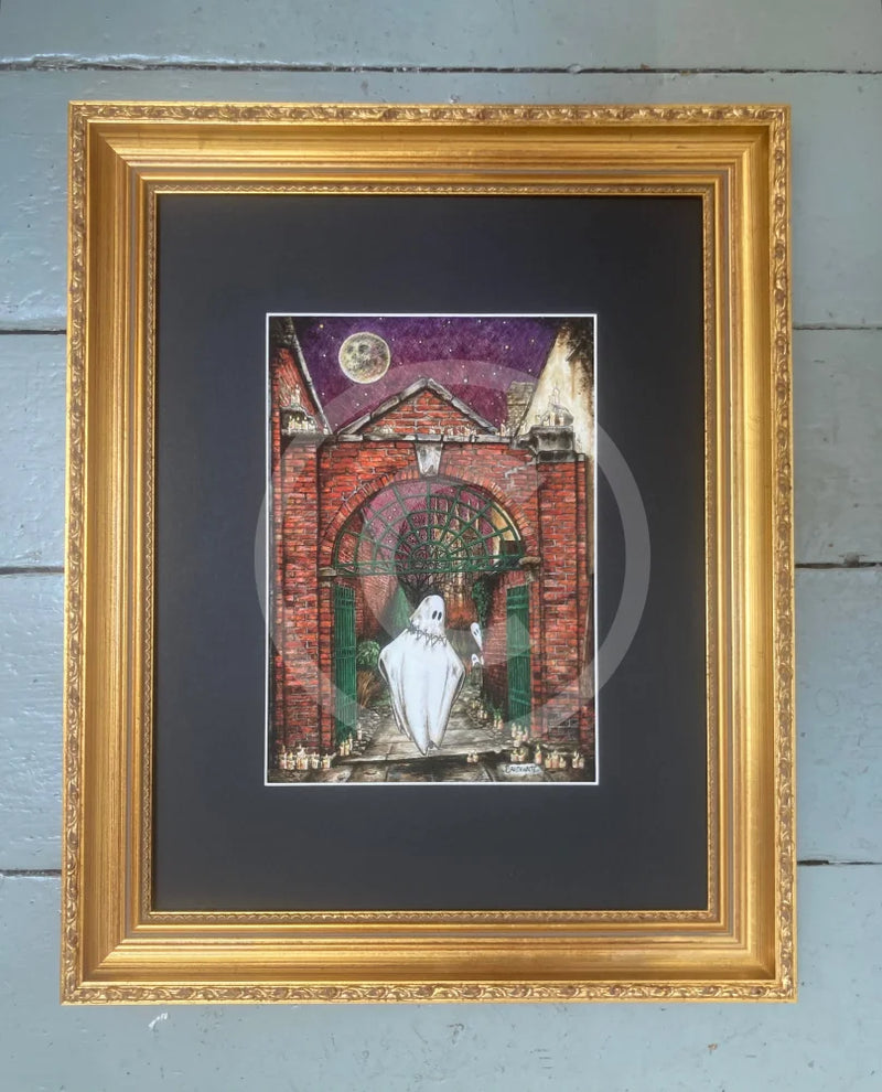 Beneath The Sheets; The Headless Horror - Enchanted Edition Framed Wide Gilt (F)