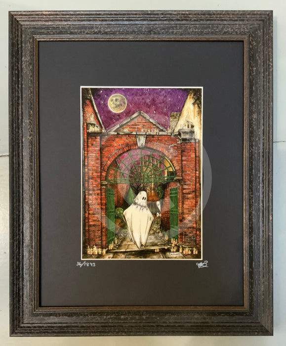 Beneath The Sheets; The Headless Horror - Enchanted Limited Edition Celestial Lights Framed Wide