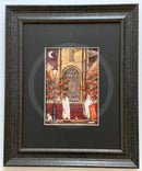 Beneath the Sheets; The Legionary and the Lamplighter - Colour Edition - Framed 11x14” in Muse II Black (F) - Mounted
