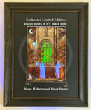 Beneath the Sheets - The Legionary & the Lamplighter Ghostly Lights - Enchanted Limited Edition - Framed Muse II Black