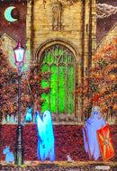 Beneath the Sheets - The Legionary & the Lamplighter Ghostly Lights - Enchanted Limited Edition - Mounted Embellished