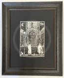 Beneath the Sheets; The Legionary & The Lamplighter - Monochrome Edition - Framed 11x14” in Muse II Black (F) - Mounted