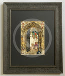 Beneath the Sheets; The Midnight Funeral - Colour Edition Mounted Print framed in Muse II Distressed black