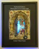 Beneath the Sheets; The Midnight Funeral - Enchanted Edition Framed Small Linear I Black (A) Mounted Embellished Print
