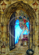 Beneath the Sheets; The Midnight Funeral - Enchanted Edition Mounted Embellished Print