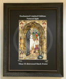 Beneath the Sheets - The Midnight Funeral Ghostly Lights - Enchanted Limited Edition - Mounted Embellished Print