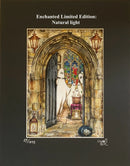 Beneath the Sheets - The Midnight Funeral Ghostly Lights - Enchanted Limited Edition - Mounted Embellished Print