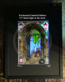 Beneath the Sheets - The Midnight Funeral Ghostly Lights - Enchanted Limited Edition - Mounted Embellished Print