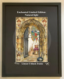 Beneath the Sheets - The Midnight Funeral Ghostly Lights - Enchanted Limited Edition - Mounted Embellished Print