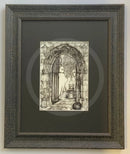 Beneath the Sheets; The Midnight Funeral - Monochrome Edition Framed in Muse II black 
