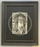 Beneath the Sheets; The Midnight Funeral - Monochrome Edition Framed in Muse II black 