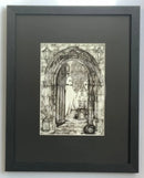 Beneath the Sheets; The Midnight Funeral - Monochrome Edition Framed in small linear I black
