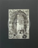 Beneath the Sheets; The Midnight Funeral - Monochrome Edition  Black mount