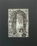 Beneath the Sheets; The Midnight Funeral - Monochrome Edition  Black mount