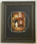 Beneath the Sheets; The Moonlight Visitor - Colour Edition- framed in Muse II distressed black