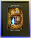 Beneath the Sheets; The Moonlight Visitor - Enchanted Edition Framed Small Linear I Black (A)