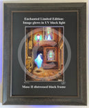 Beneath the Sheets; The Moonlight Visitor - Enchanted Limited Edition; Ghostly Lights Framed Muse II Black (F)