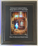 Beneath the Sheets; The Moonlight Visitor - Enchanted Limited Edition; Ghostly Lights Framed Muse II Black (F)