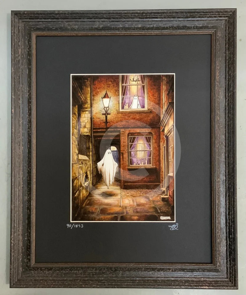 Beneath The Sheets; The Moonlight Visitor - Enchanted Limited Edition; Ghostly Lights Framed Wide