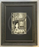 Beneath the Sheets; The Moonlight Visitor - Monochrome Edition Framed in Muse II Black (F)