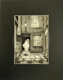 Beneath The Sheets; The Moonlight Visitor - Monochrome Edition Mounted