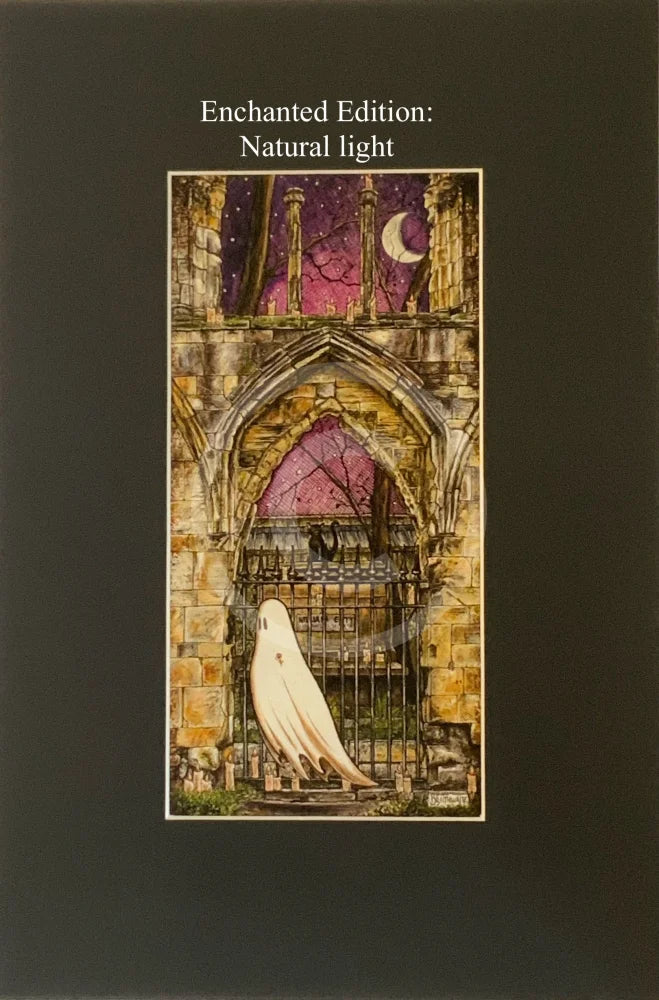 Beneath the Sheets; Quiet as a Nun - Enchanted Edition Mounted Embellished Print