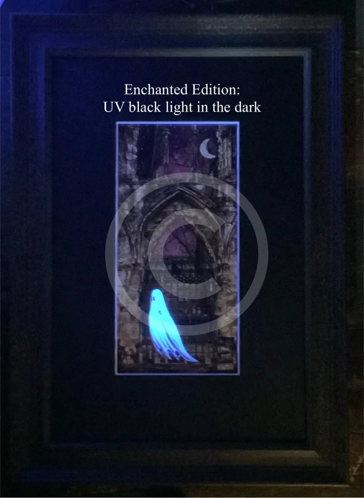 Beneath the Sheets; Quiet as a Nun - Enchanted Edition Mounted Embellished Print