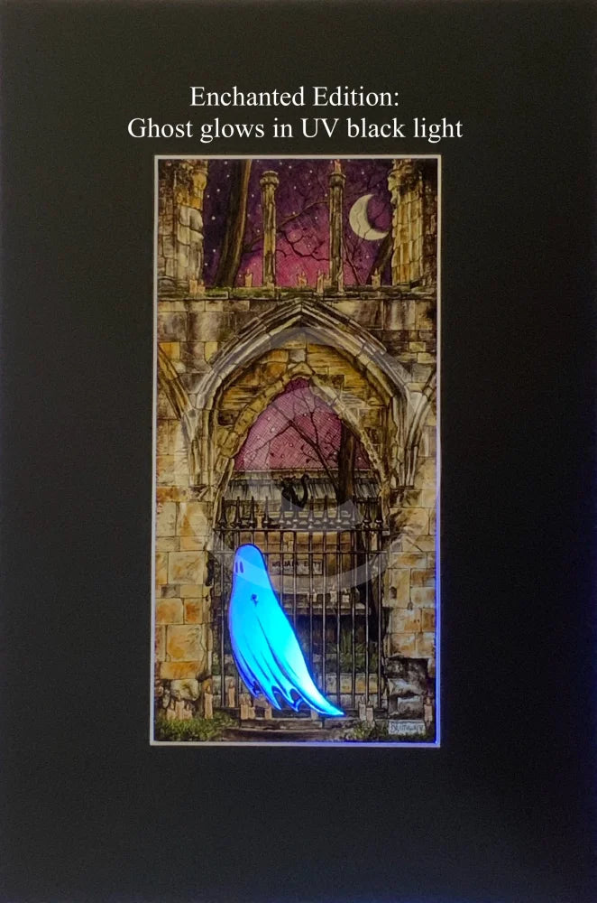 Beneath the Sheets; Quiet as a Nun - Enchanted Edition Mounted Embellished Print