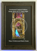 Beneath the Sheets; Quiet as a Nun - Enchanted Limited Edition; Celestial Light Mounted Embellished Print