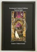Beneath the Sheets; Quiet as a Nun - Enchanted Limited Edition; Celestial Light Mounted Embellished Print