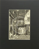 Beneath the Sheets; The Screaming Orphans of Bedern (detail) - Monochrome Edition Mounted in black