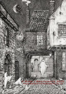 Beneath the Sheets; The Screaming Orphans of Bedern (detail) - Monochrome Edition