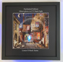 Beneath the Sheets; The Screaming Orphans of Bedern - Enchanted Edition Framed in Large Linear II Black (C) Mounted