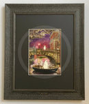 Beneath the Sheets; The Shrouded Lady and the Night Fisherman - Colour Edition Framed in Muse II Distressed black