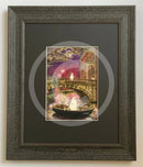 Beneath the Sheets; The Shrouded Lady and the Night Fisherman - Colour Edition Framed in Muse II Distressed black