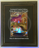 Beneath the Sheets; The Shrouded Lady & The Night Fisherman - Enchanted Limited Edition - Celestial Lights Framed Muse