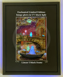 Beneath the Sheets; The Shrouded Lady & The Night Fisherman - Enchanted Limited Edition - Celestial Lights Framed Small
